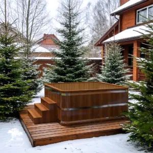 Купель уличная прямоугольная (KU241)