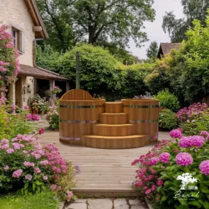 Каскад купелей уличных круглых (KU242)